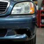 Car Bumper Damage in Strood