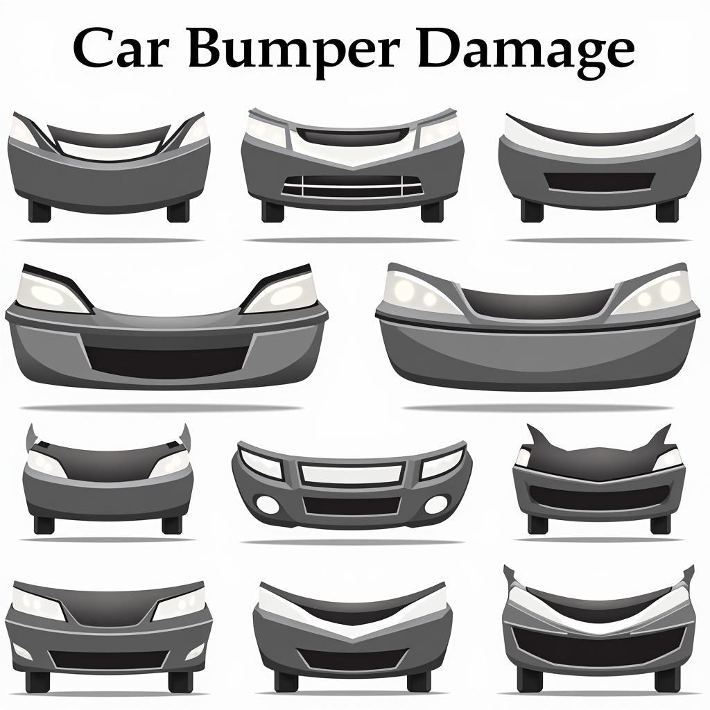 Different Types of Car Bumper Damage in Blackrod