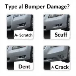 Types of Car Bumper Damage in Farnworth