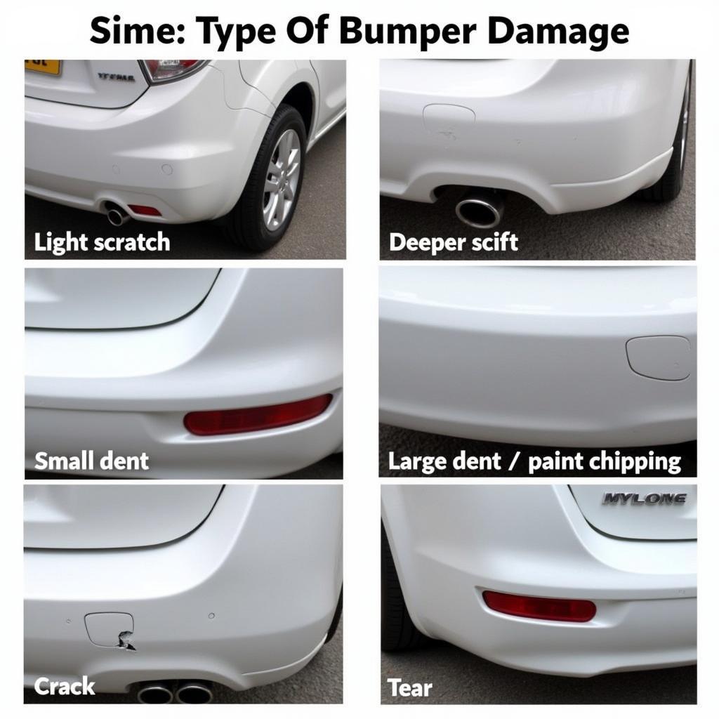 Different Types of Car Bumper Damage in Wilmslow