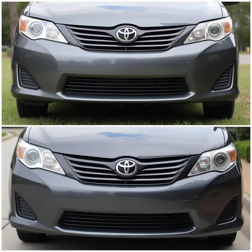 Car Bumper Repair Before and After