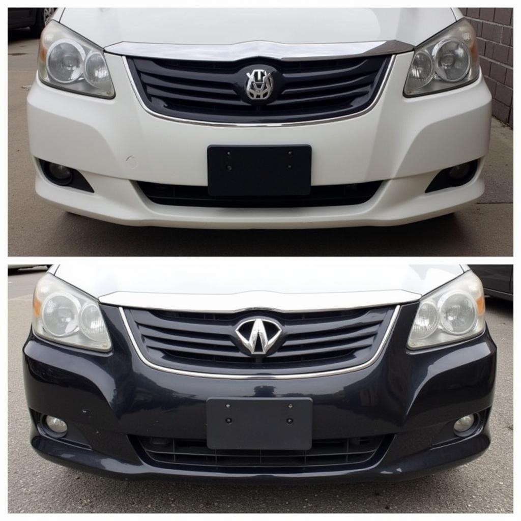 Car Bumper Repair Before and After