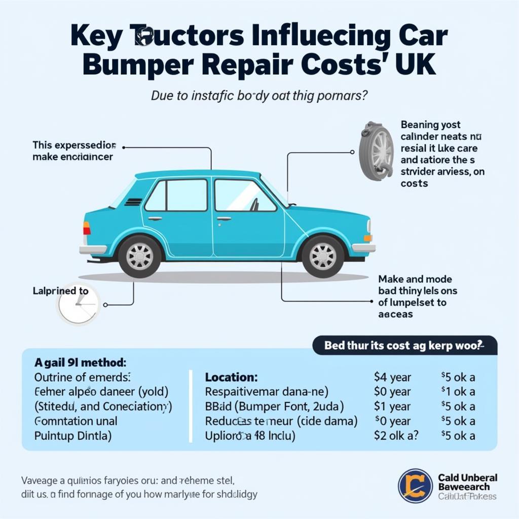 Car Bumper Repair Cost Factors UK