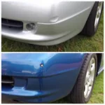 Maintained car bumper after repair in Kearsley