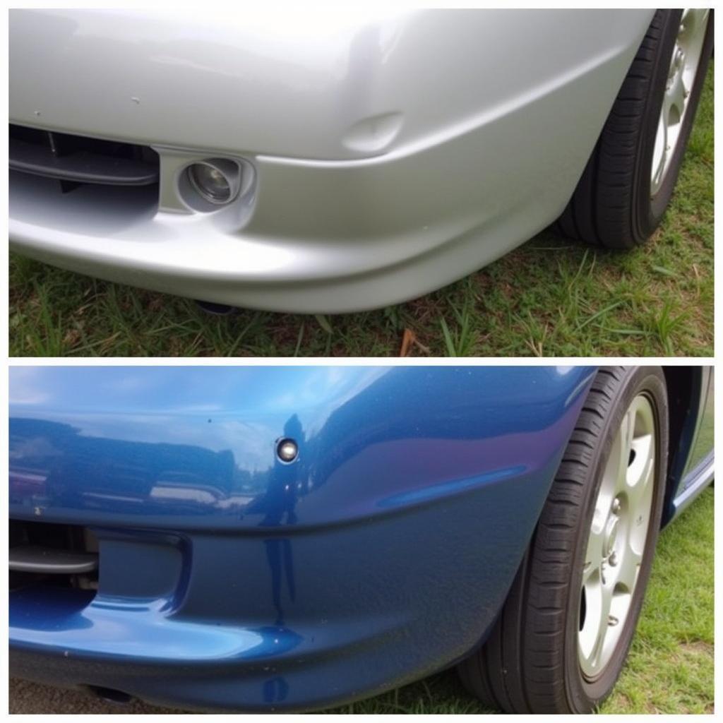 Maintained car bumper after repair in Kearsley