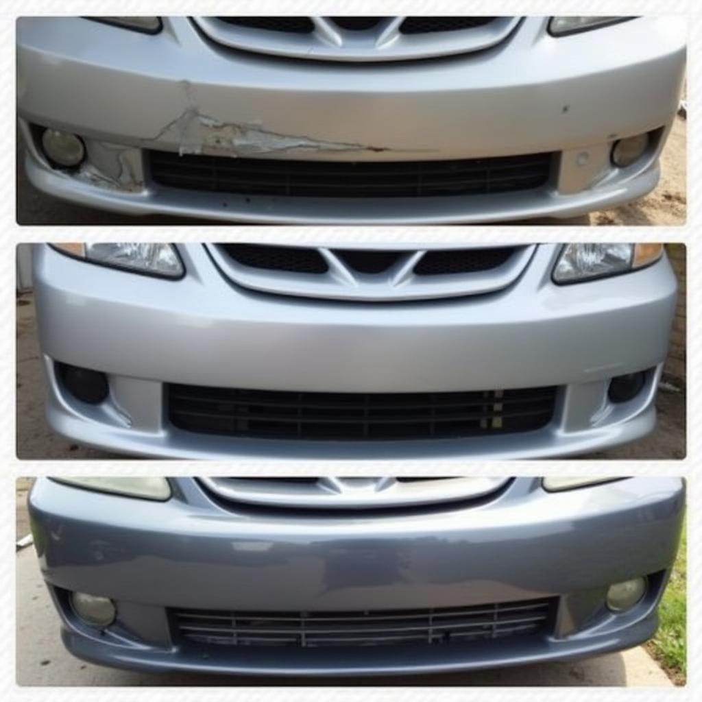 Car Bumper Repair Process