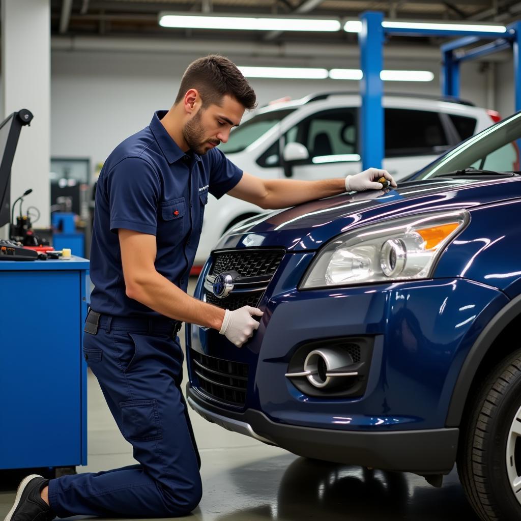 Car Bumper Repair Shop