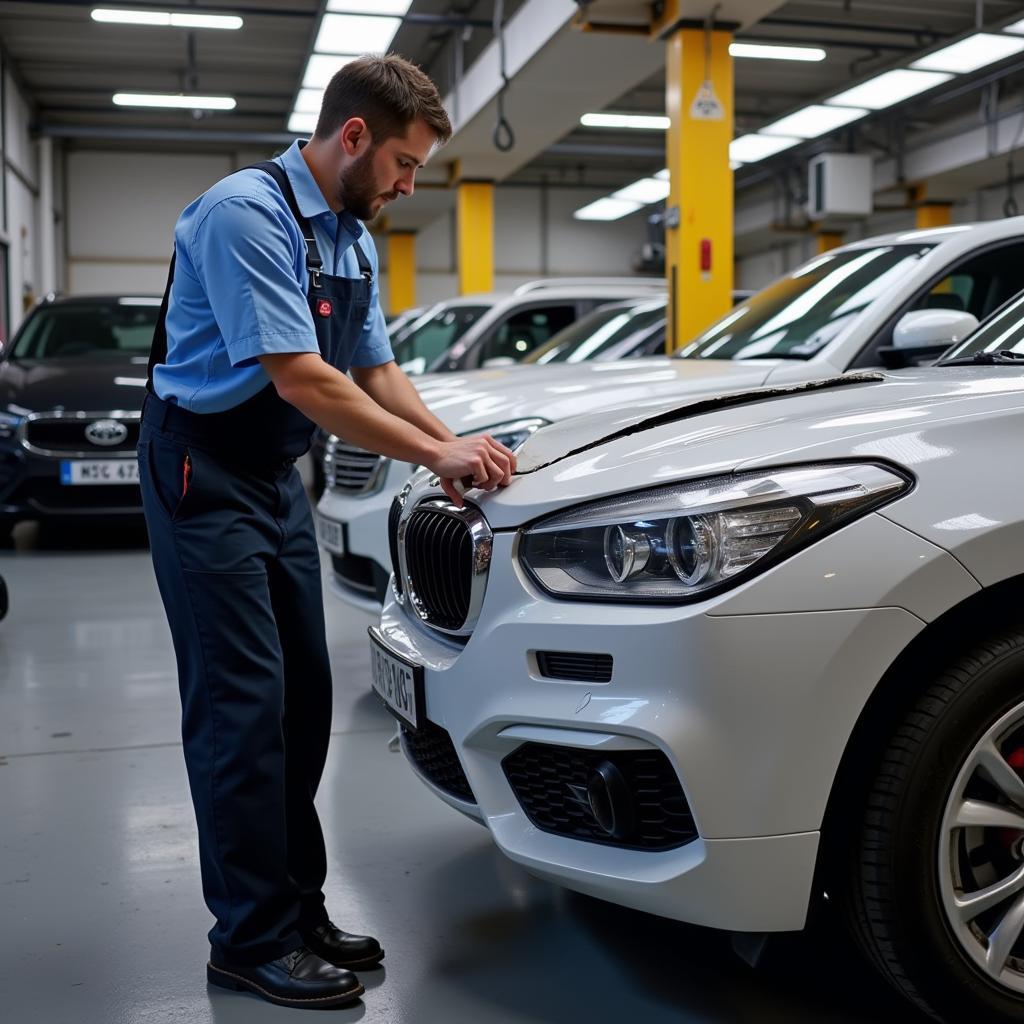 Car bumper repair shop located in Limerick