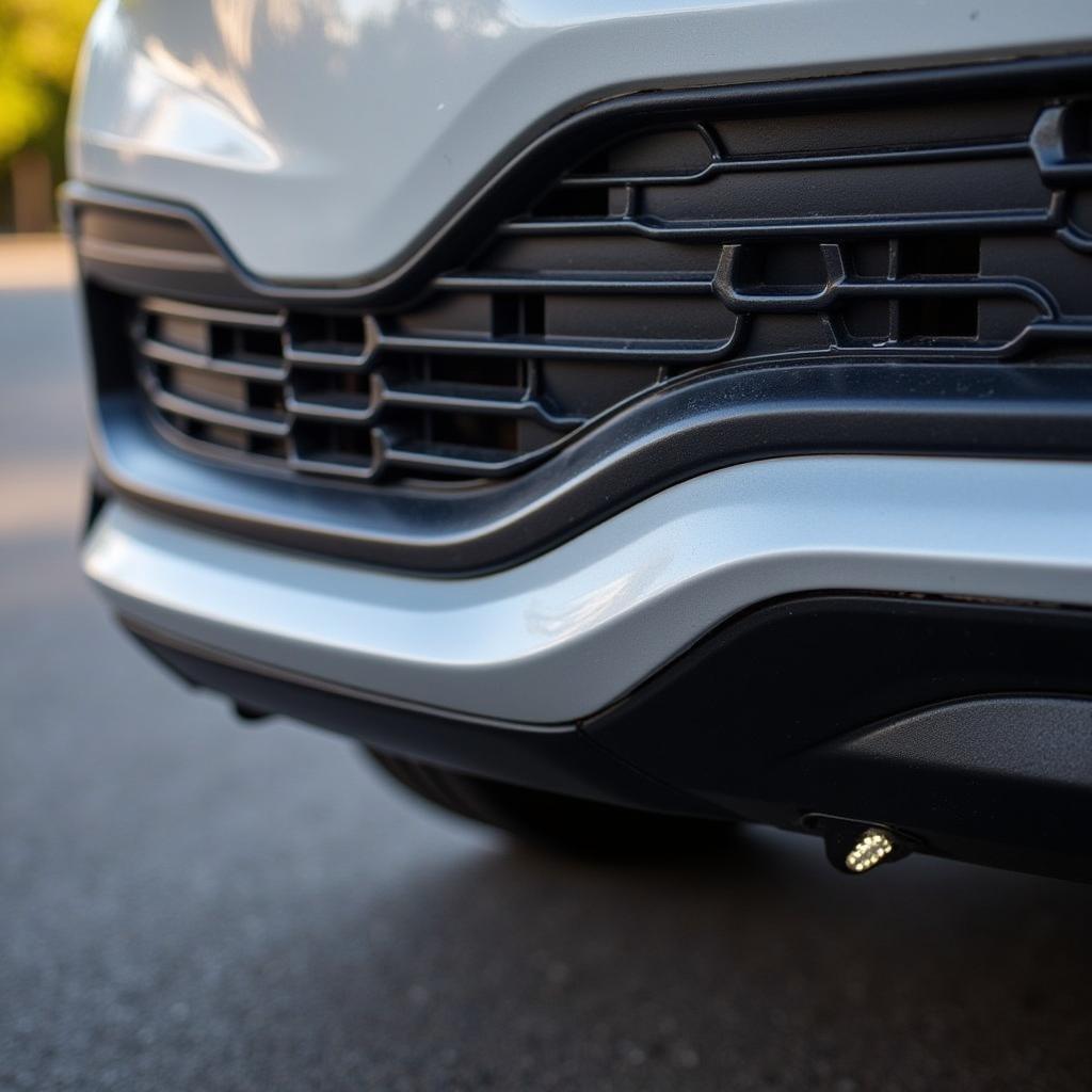 Car bumper with parking sensors in Crewe