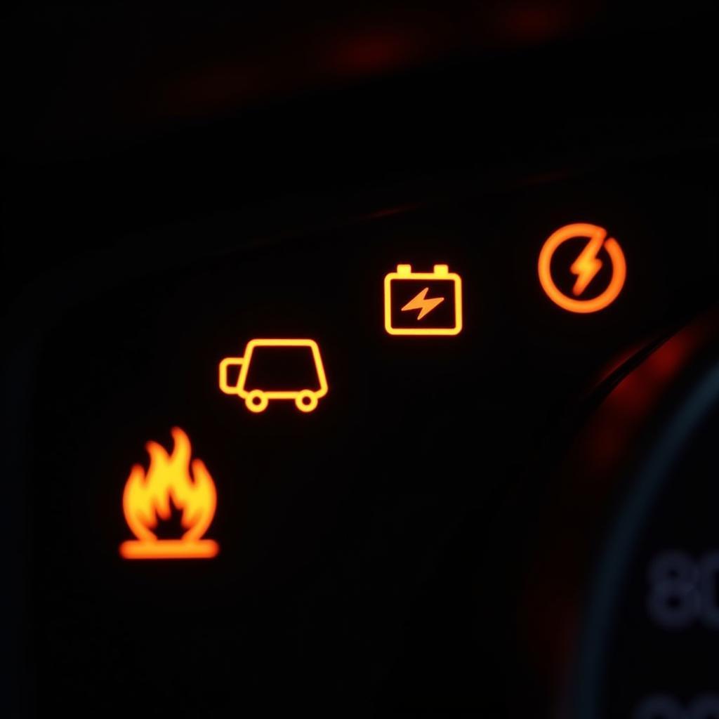 Car Dashboard Warning Lights