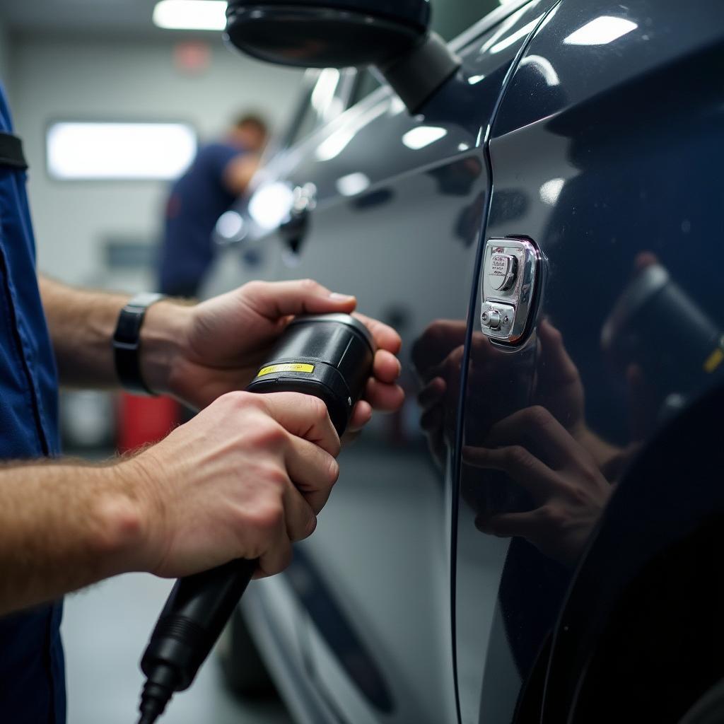  Car dent repair using PDR in Leeds