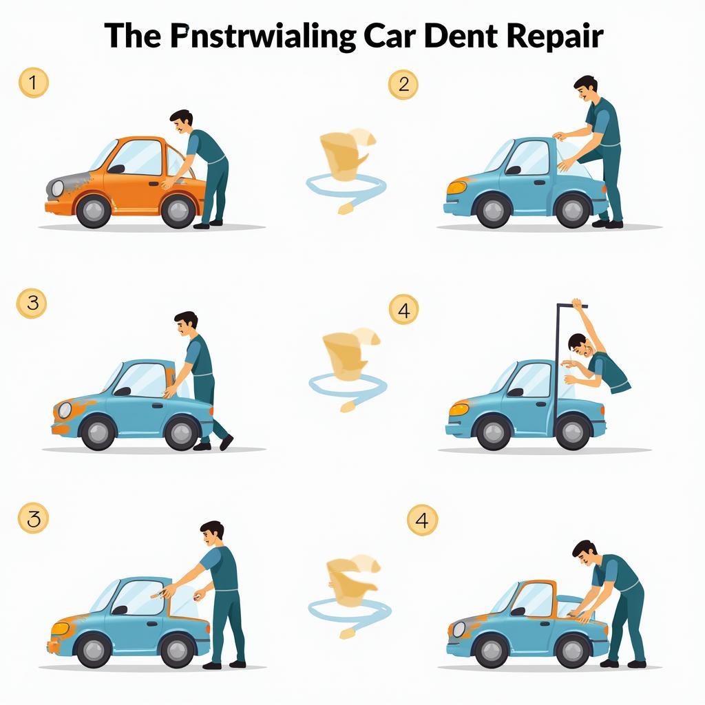 Steps in Car Dent Repair