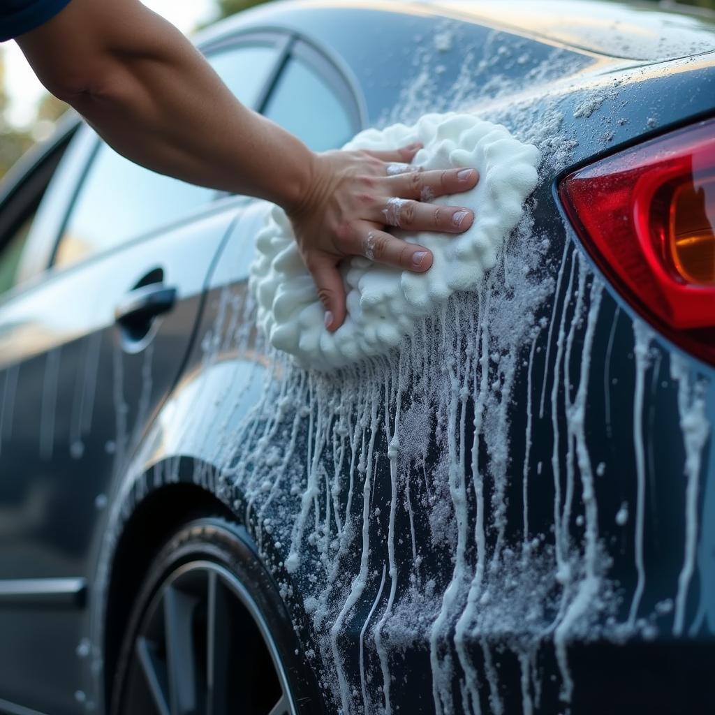 Car wash and detailing for paint protection