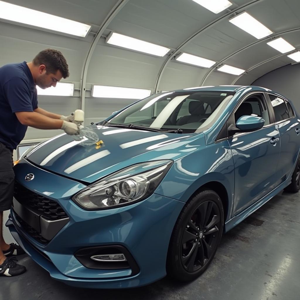 Car detailing after repairs in Limavady