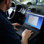 Car Diagnostic Software on Windows 7 Laptop