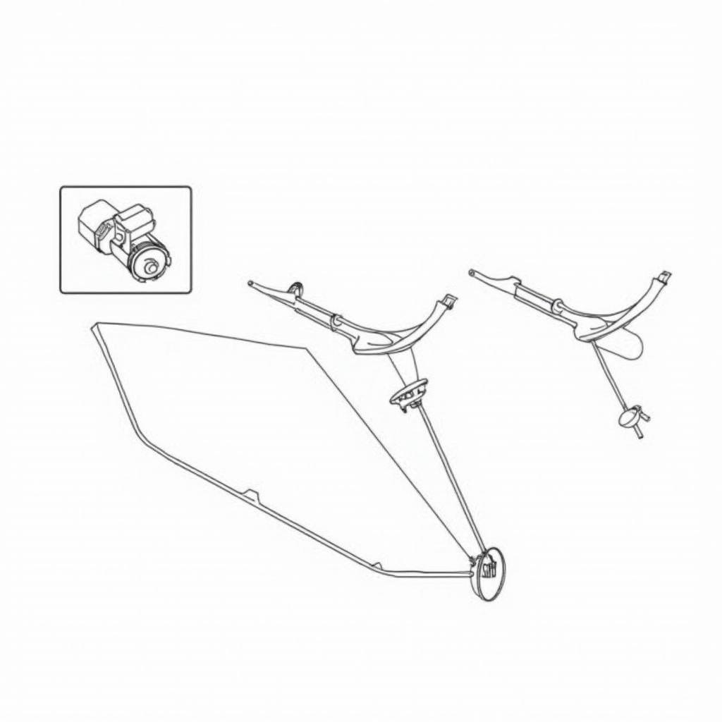 Car Door Window Regulator Components