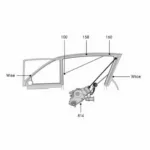 Car Door Window Regulator Diagram