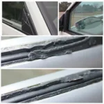 Car Door Window Seal Damage