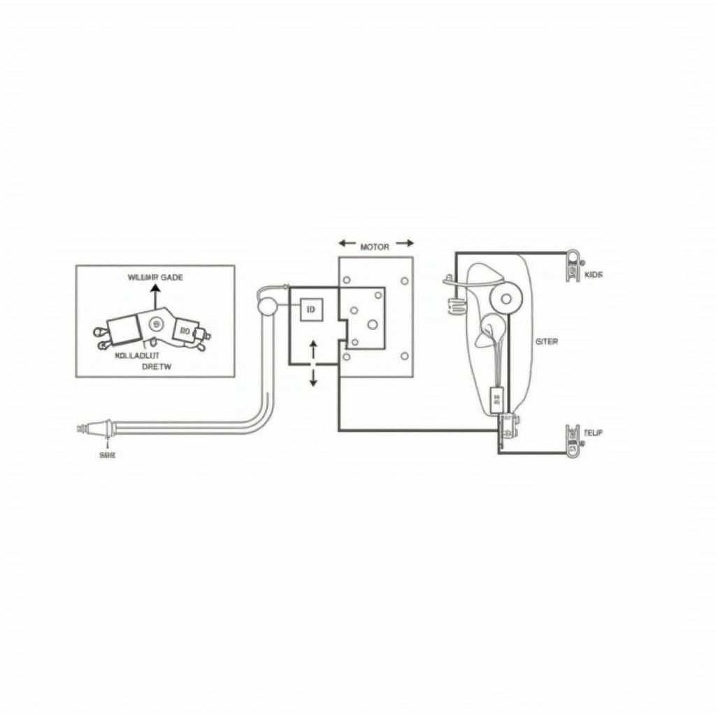 Car Electric Window Components Diagram