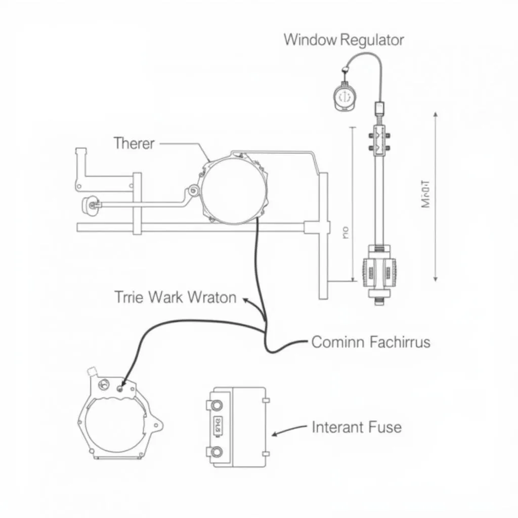 Car Electric Window Parts Diagram