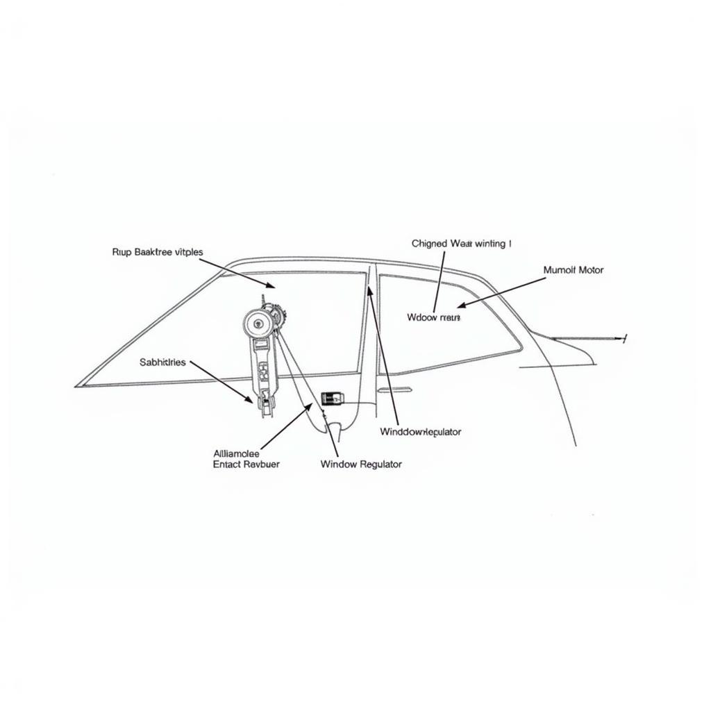 Car Electric Window Parts Diagram