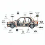 Modern Car Electrical System Diagram