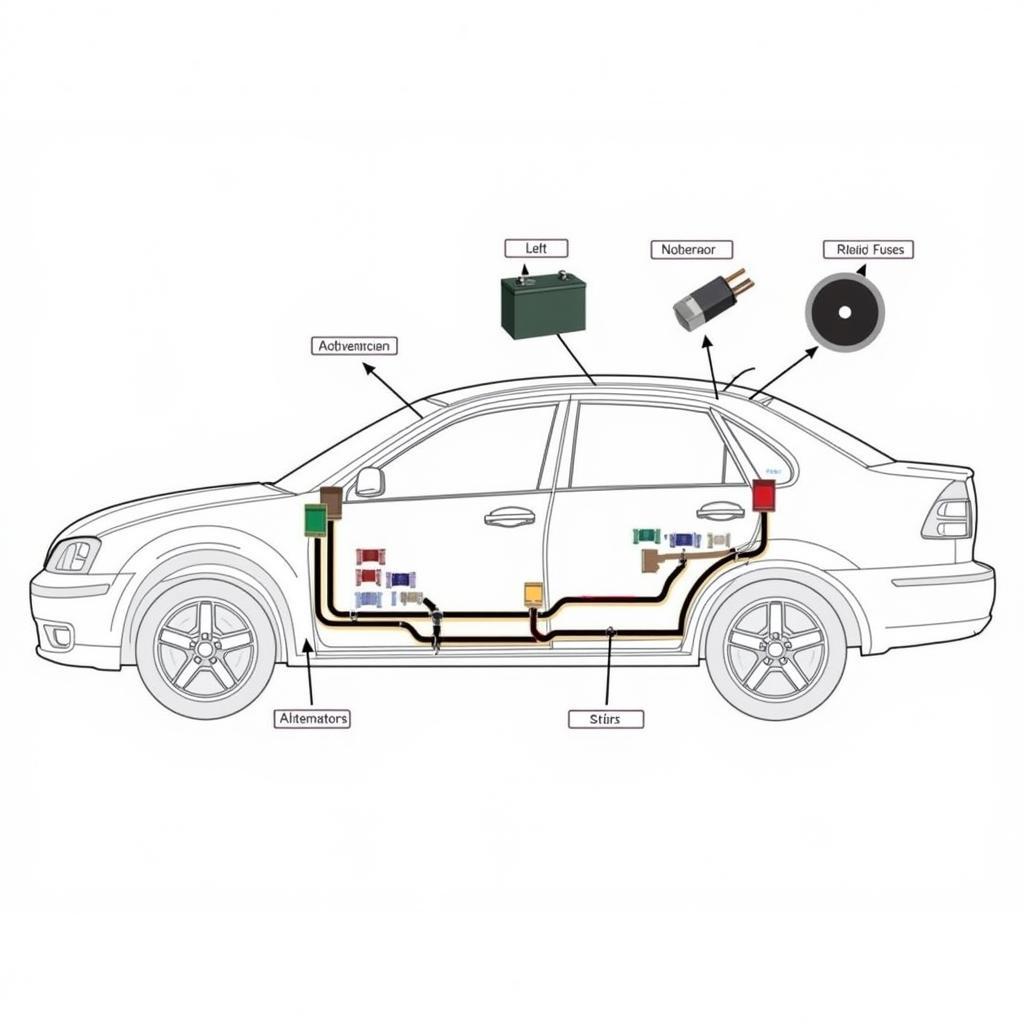 Car Electrical System Diagram