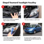 Replacing a Car Headlight Assembly