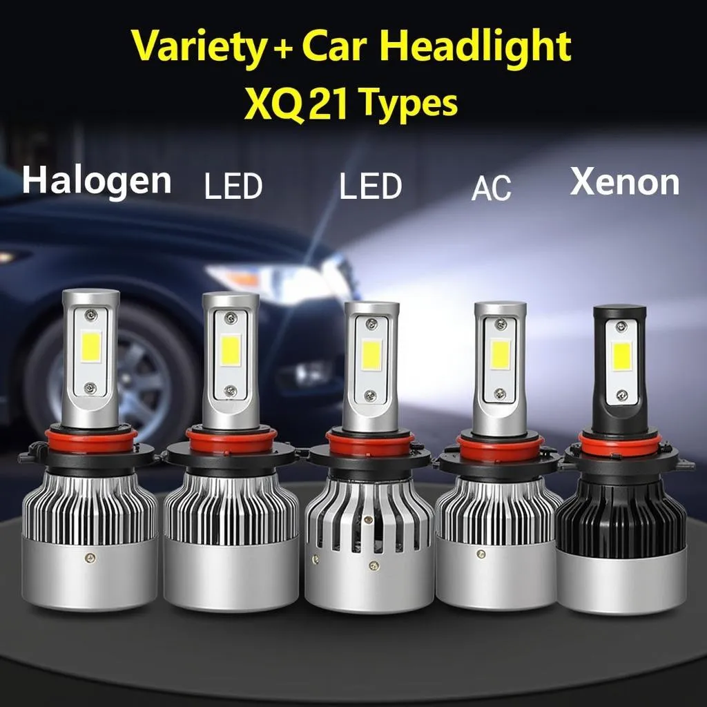 Car Headlight Bulb Types