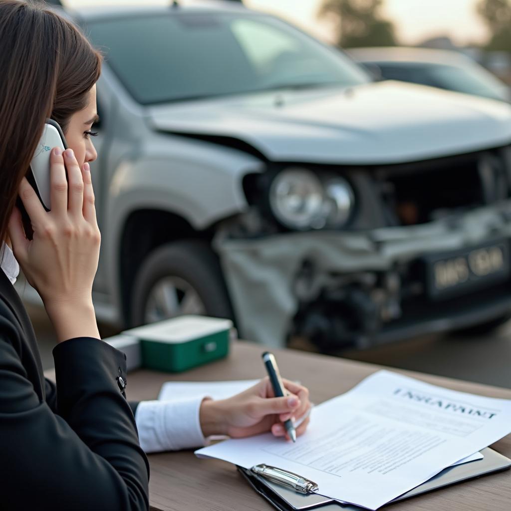 Car insurance claim in Abu Dhabi