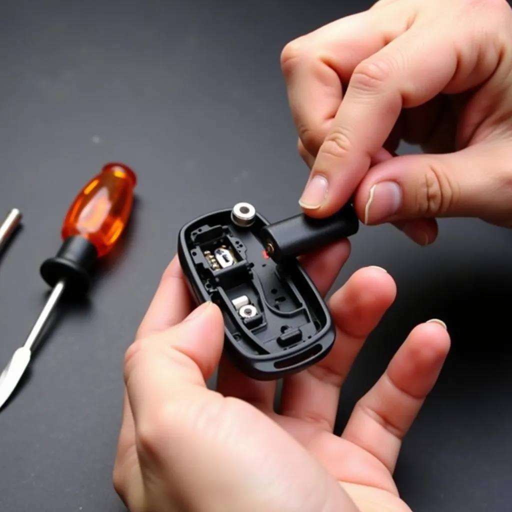 Replacing a Car Key Fob Battery