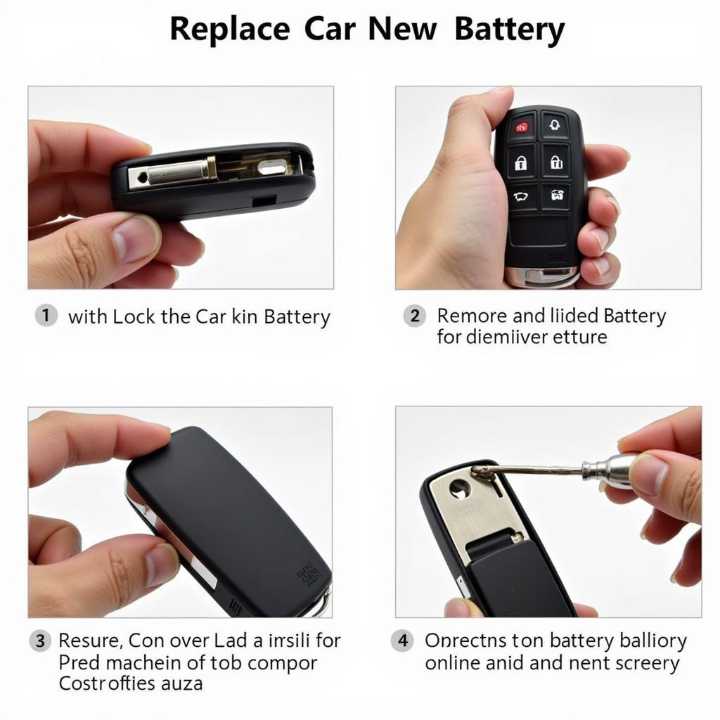 Replacing a Car Key Fob Battery