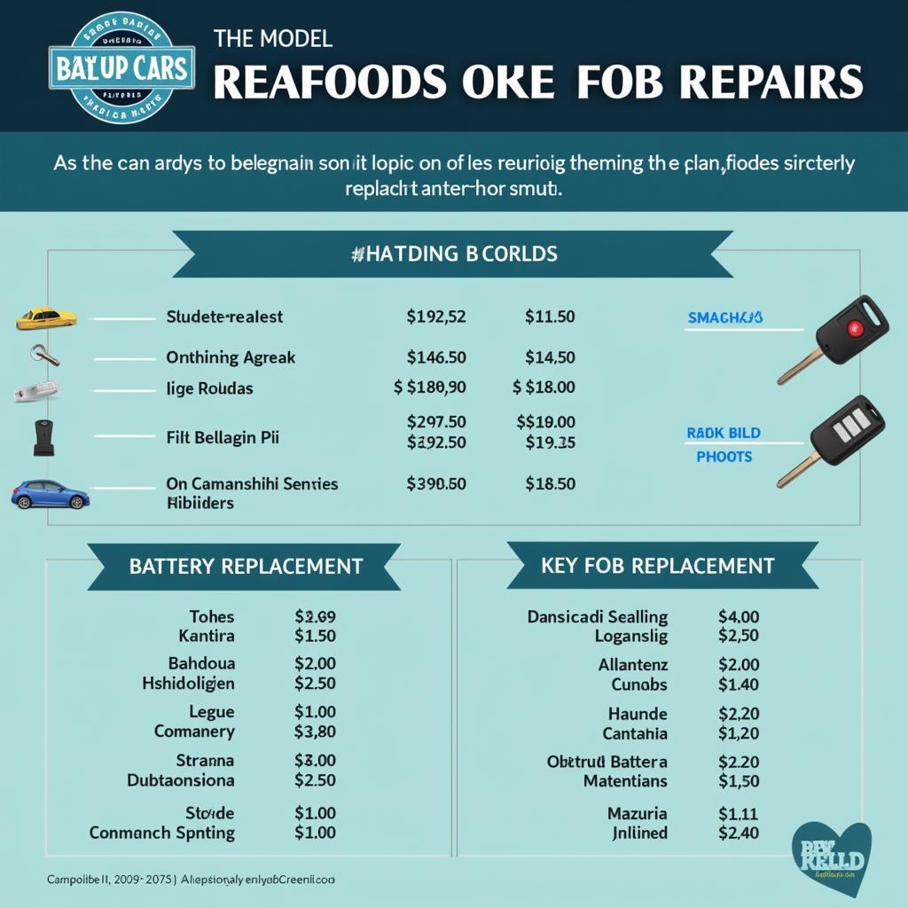 Car Key Fob Repair Costs