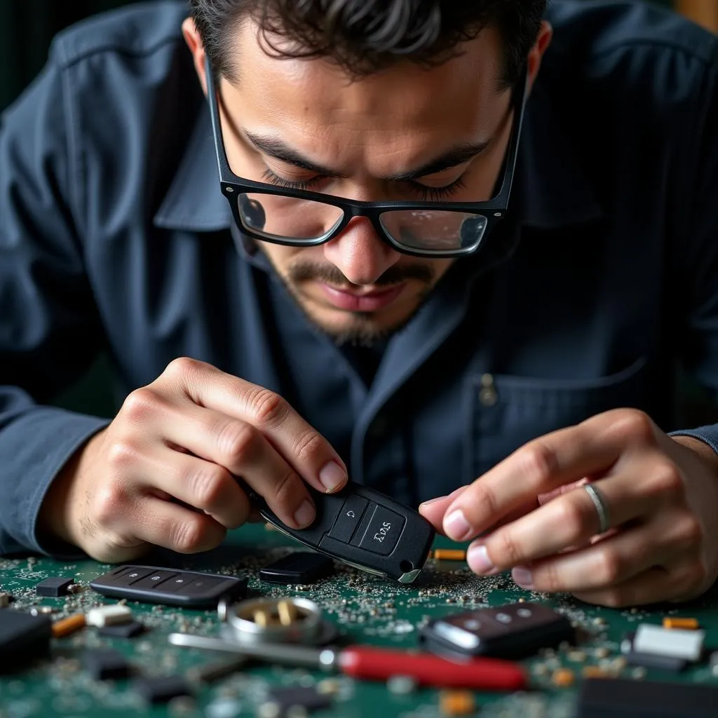 Car Key Fob Repair Technician