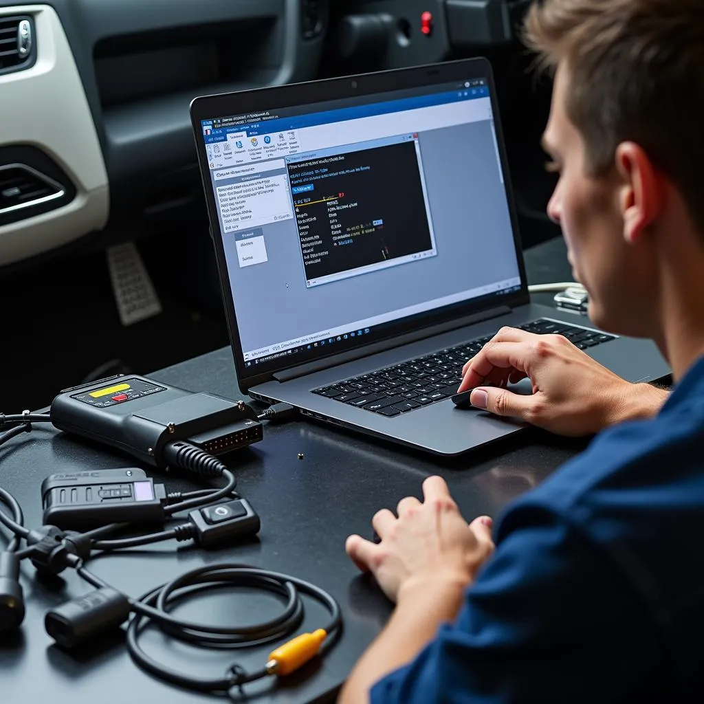 Car key programming and diagnostic equipment