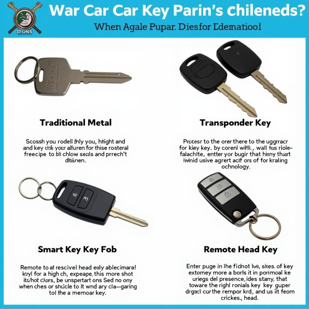 Different Car Key Types in Oceanside