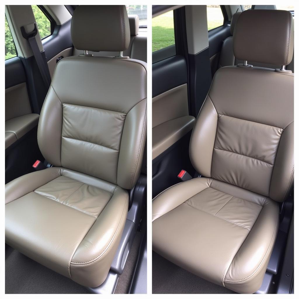 Car Leather Seat Repair After Airbag Deployment