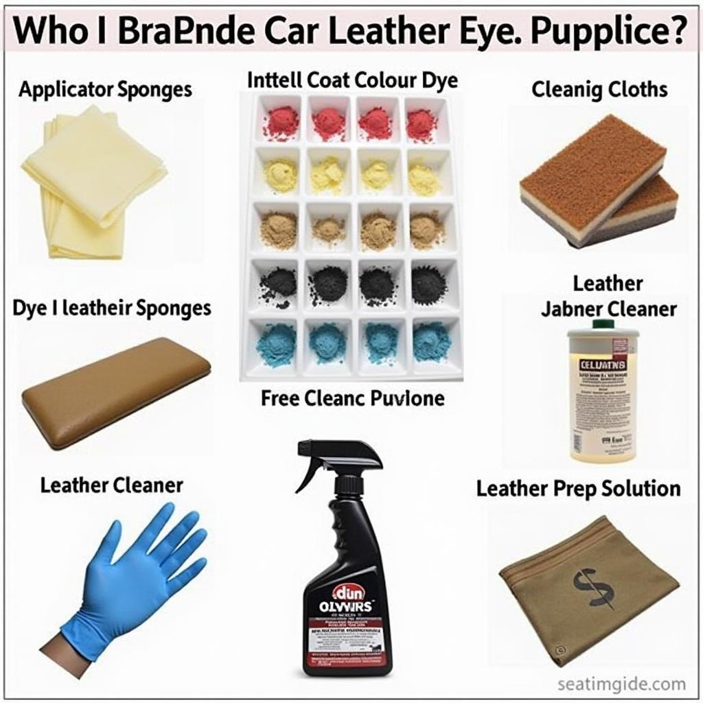 Car Leather Seat Repair Supplies