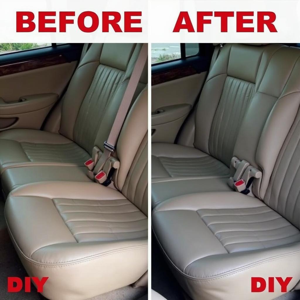 DIY vs. Professional Car Leather Seat Repair Results