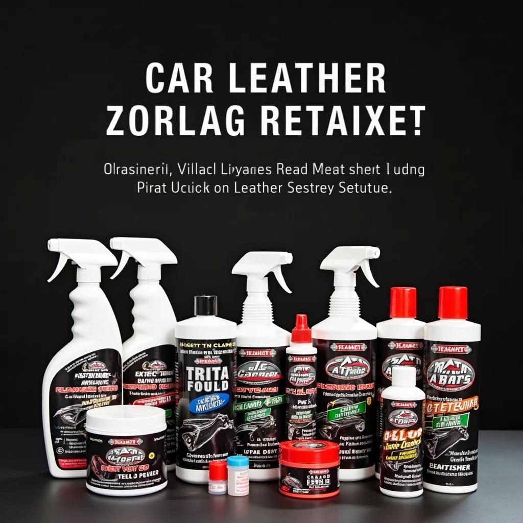 Car Leather Seat Repair Products