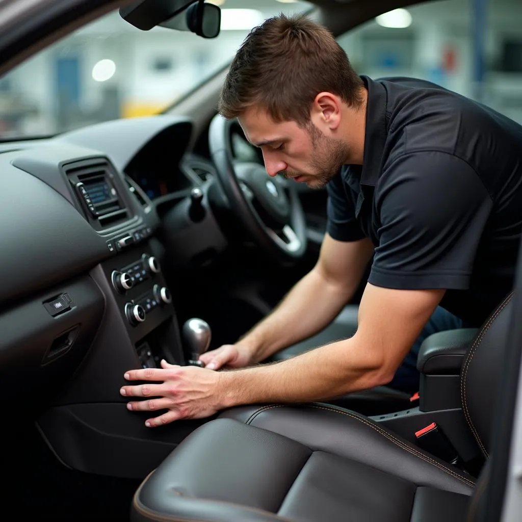 Experienced Car Leather Seat Repair Technician