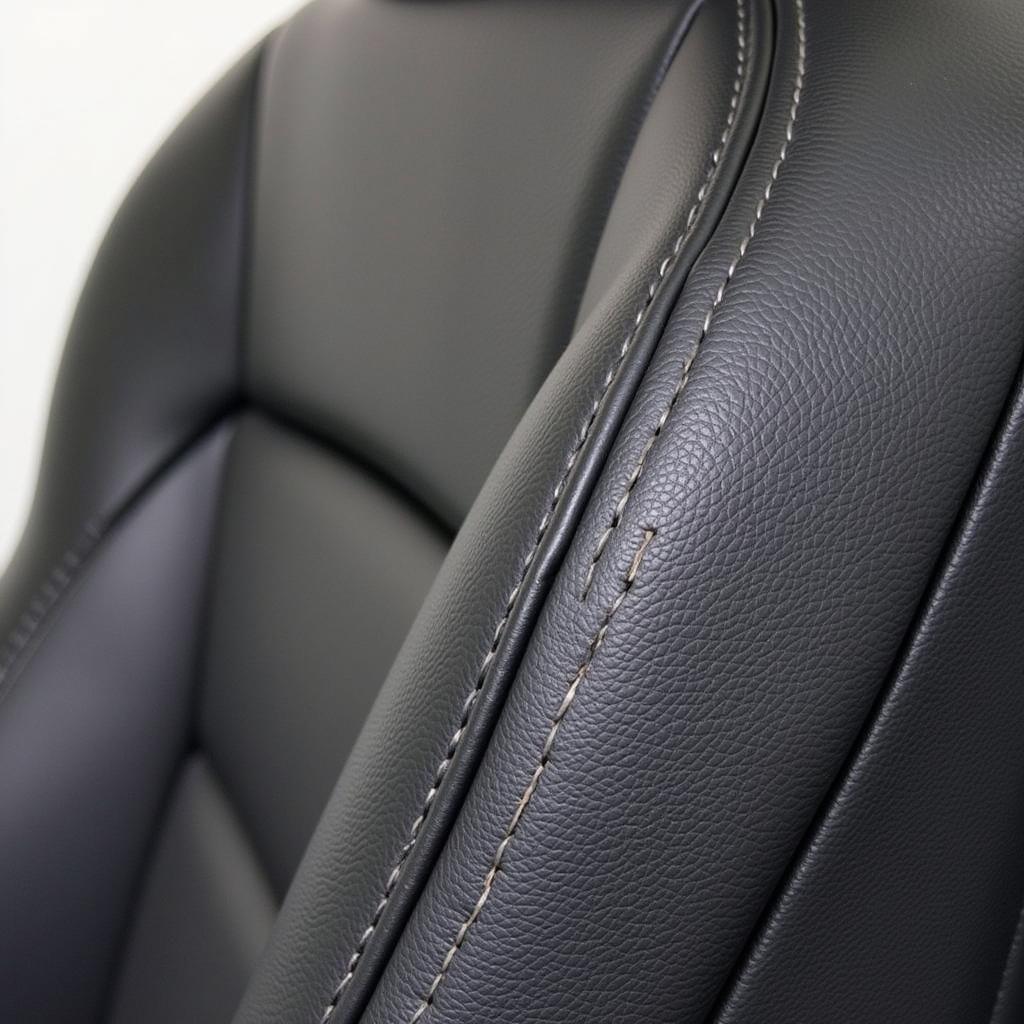 Close-up of Scratches on a Car Leather Seat in High Wycombe