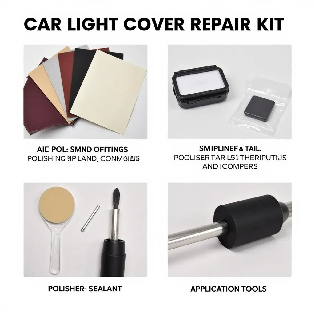 Car Light Cover Repair Kit