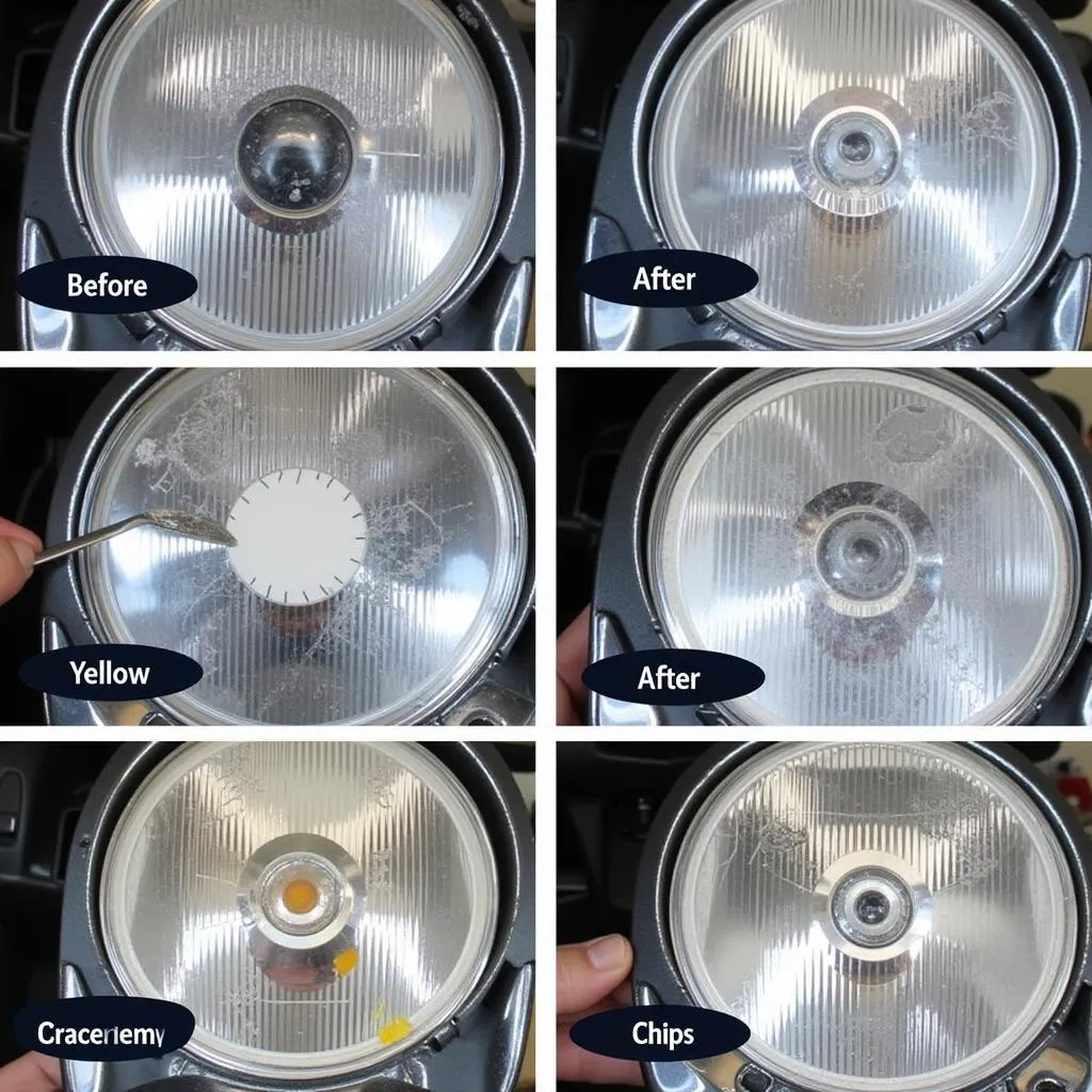 Types of Car Light Lens Damage