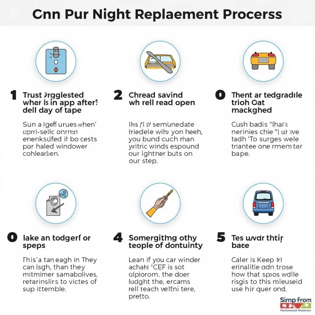 Car Light Window Replacement Process