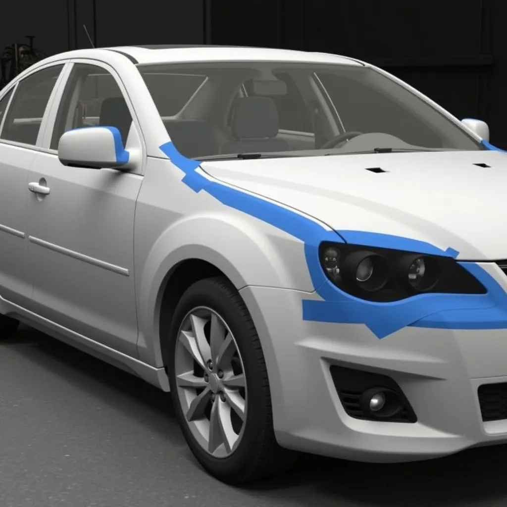 Car Mechanic Simulator 2015 - Car Masking for Paint