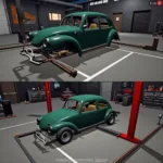 Using the Frame Straightening Tool in Car Mechanic Simulator