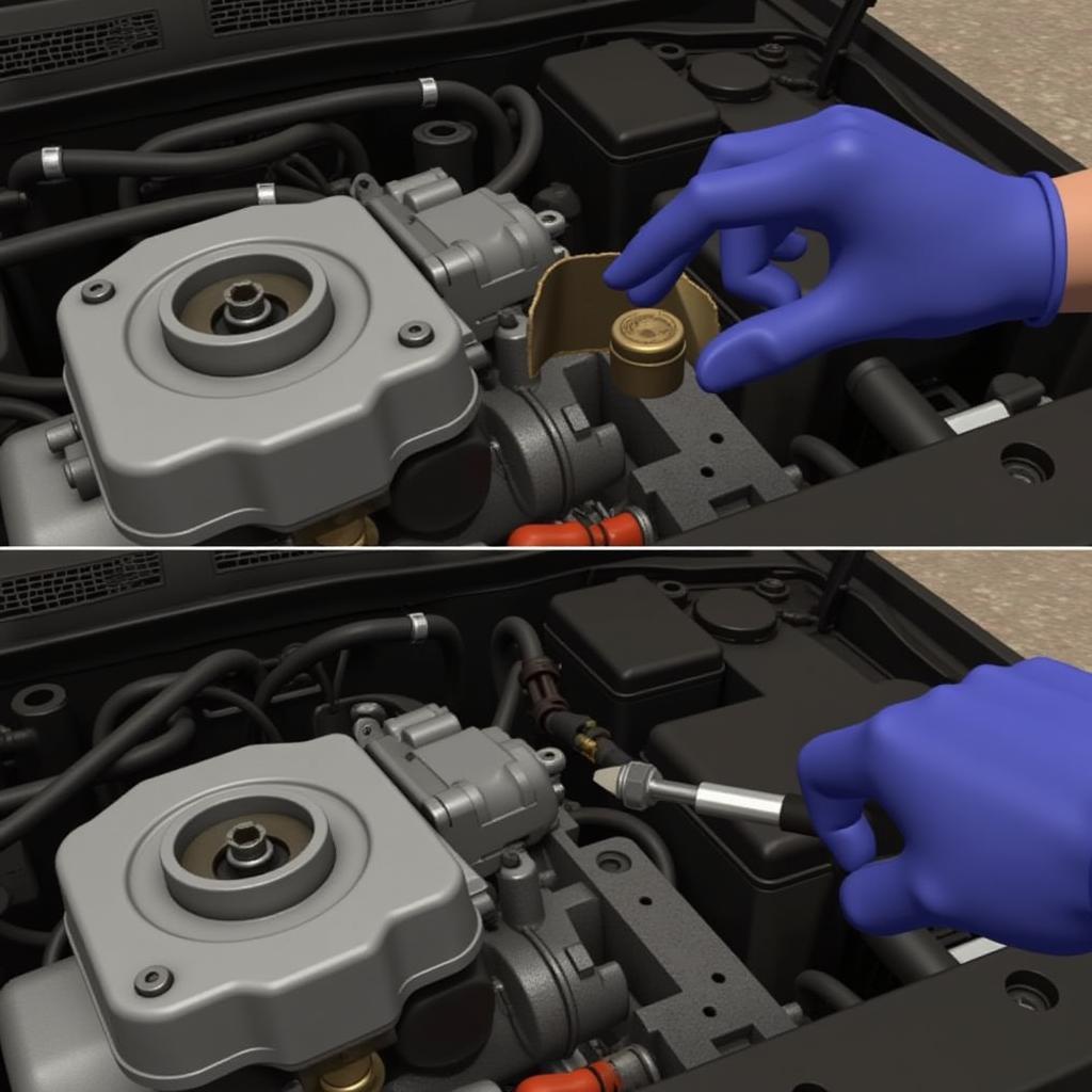 Removing the Starter in Car Mechanic Simulator