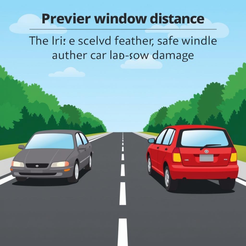 Car Driving Safely to Prevent Window Damage