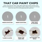 Types of Car Paint Chips in Blackburn